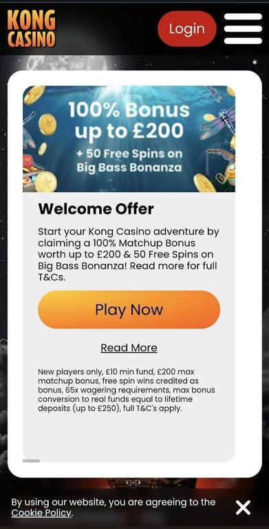 Kong Casino review: Everything you need to know