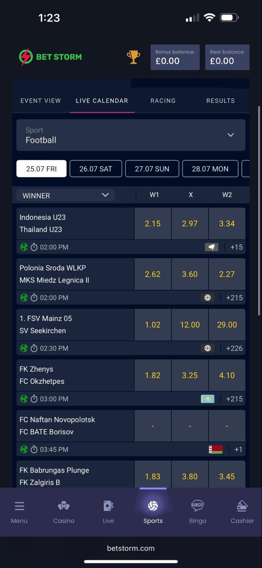 BetStorm bookmaker review: Everything you need to know