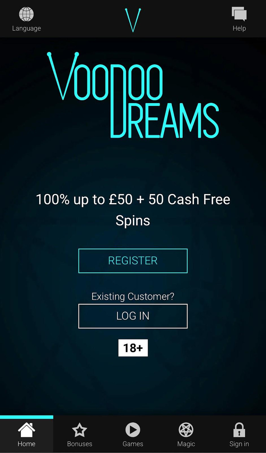 VoodooDreams online casino review | 100% deposit match up to £100 and 50 free spins