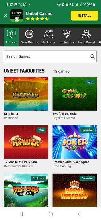 Unibet gallery image 3