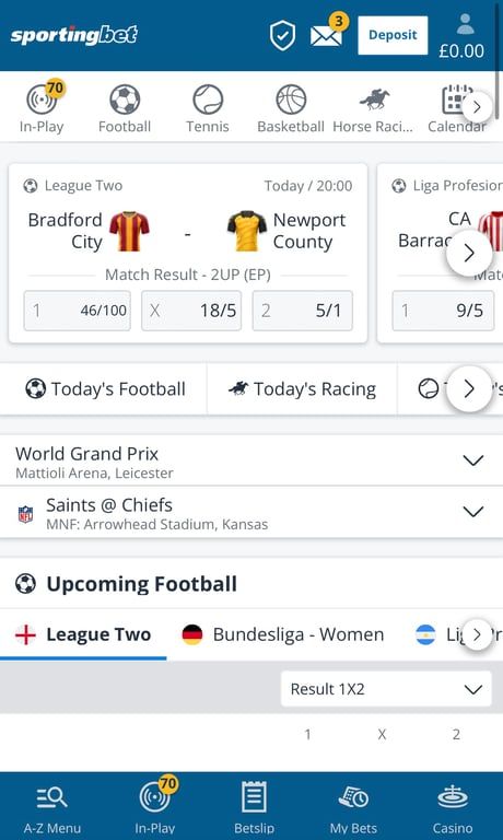Sportingbet bookmaker review: Everything you need to know