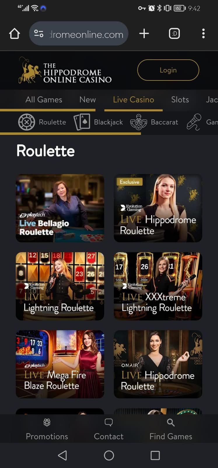 The Hippodrome Online Casino - Everything you need to know
