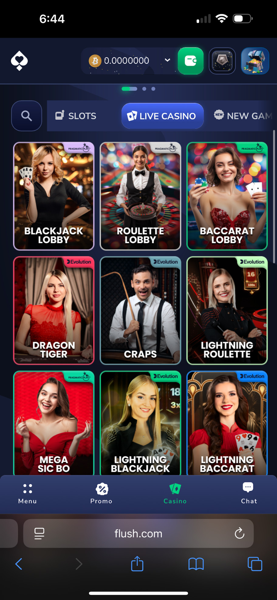 Flush.com casino review | Bonuses, games, and payment methods
