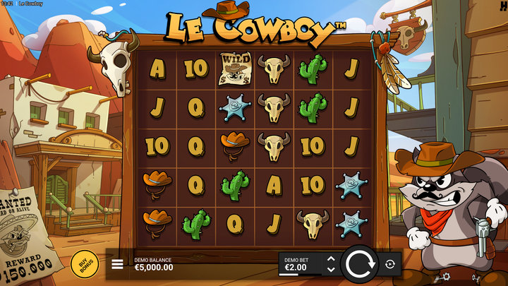 Le Cowboy slot released – features, RTP & free play demo