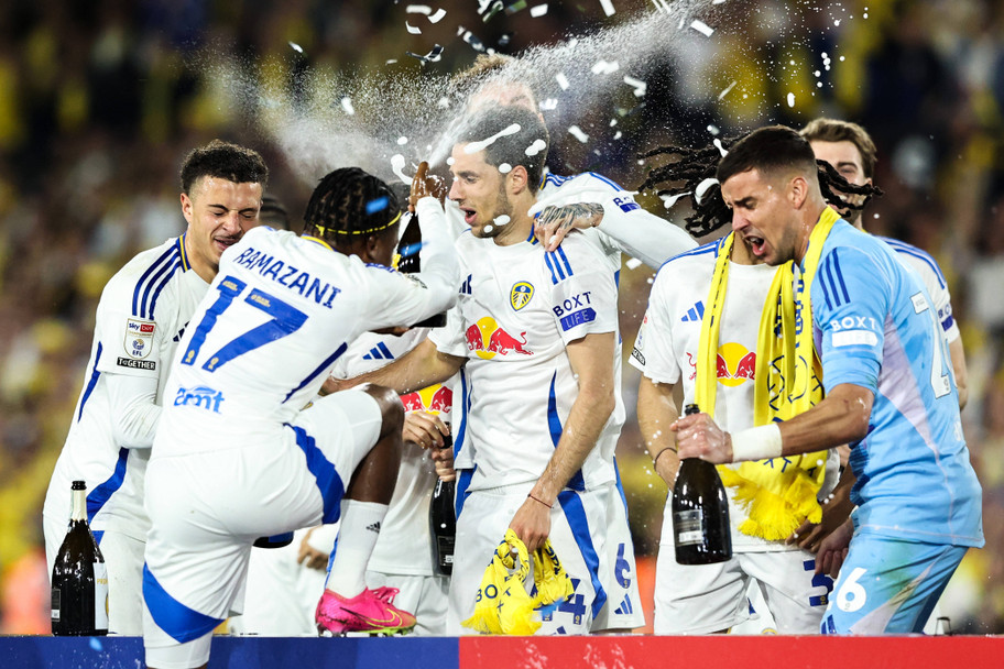 IMAGO: Leeds secured a return to the Premier League by winning the Championship title.