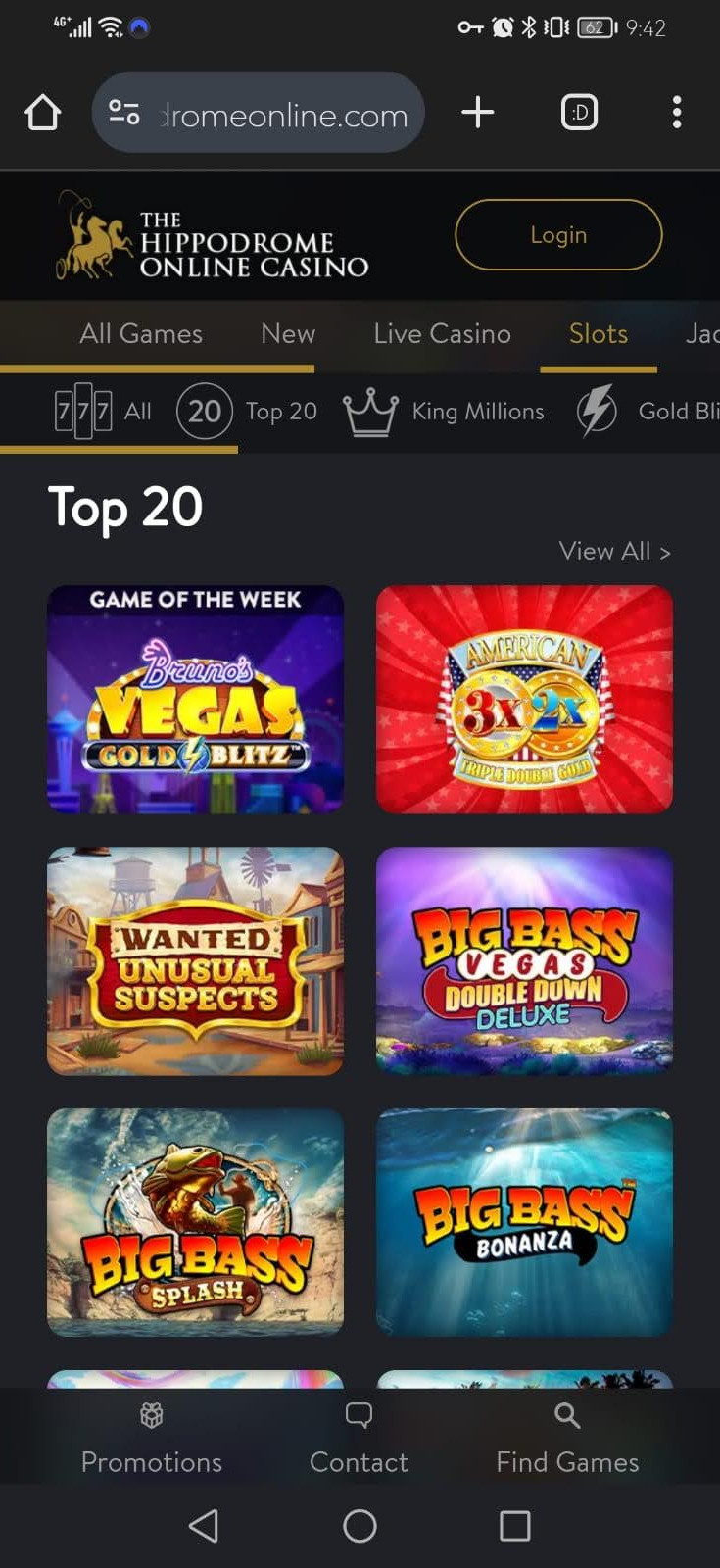 The Hippodrome Online Casino gallery image 9