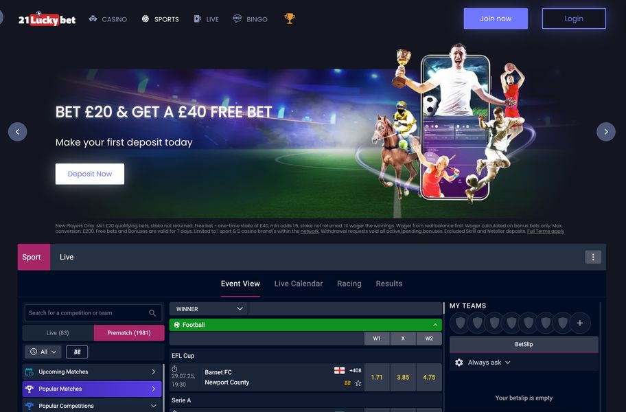 21Luckybet bookmaker review: Everything you need to know