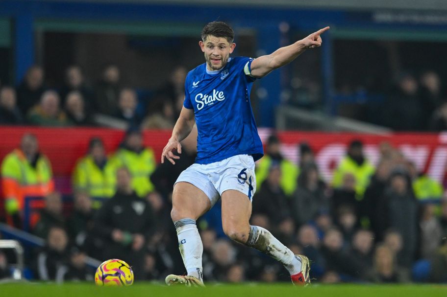 Imago James Tarkowski's aerial presence could prove pivotal in Everton's match against Tottenham