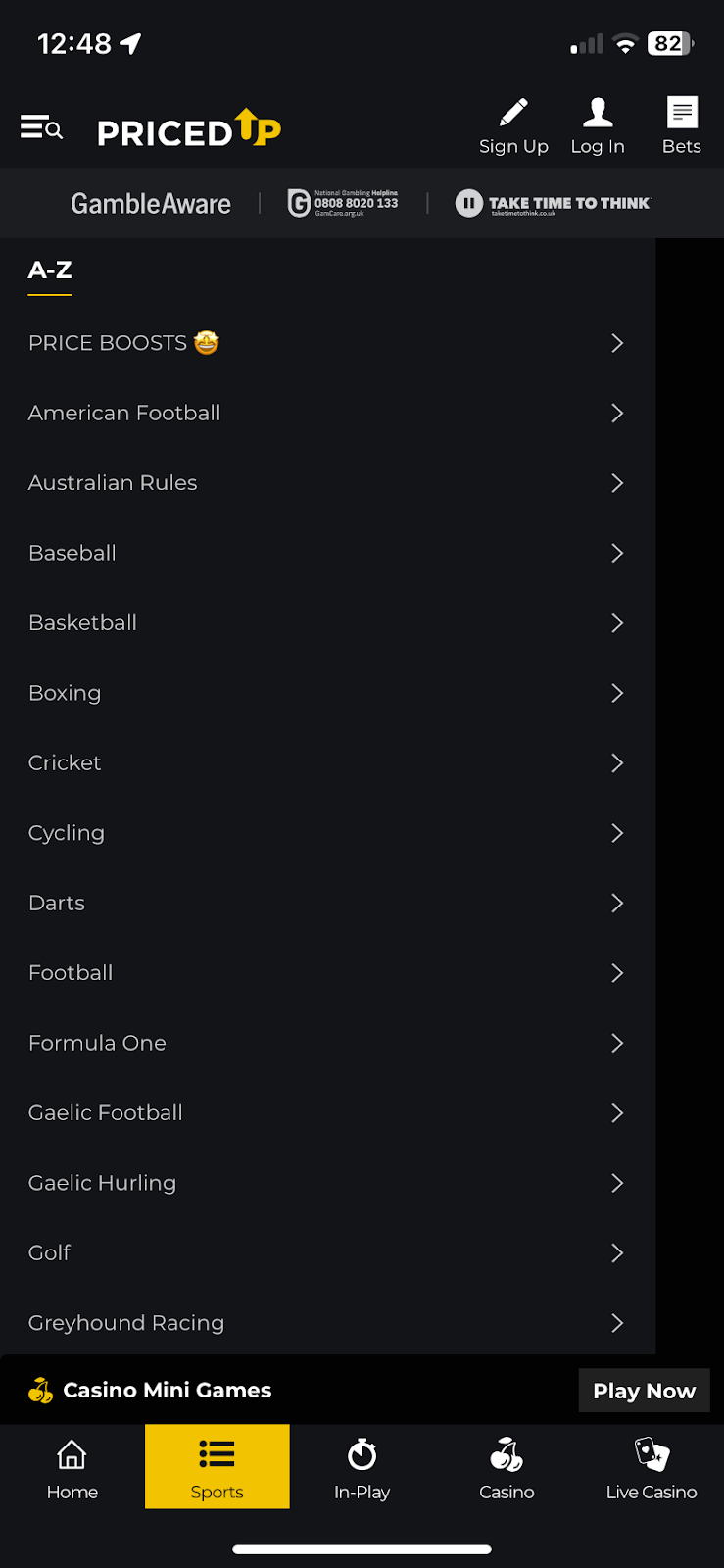 PricedUp bookmaker review: Everything you need to know