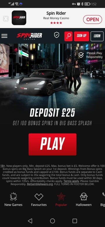 Spin Rider casino - Everything you need to know