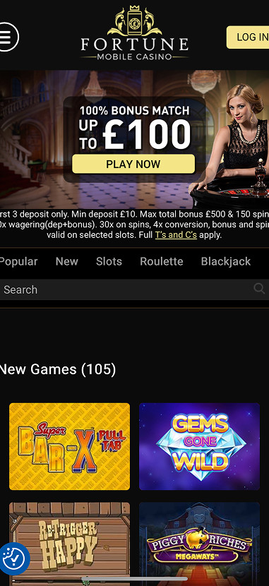 Fortune Mobile Casino gallery image 1