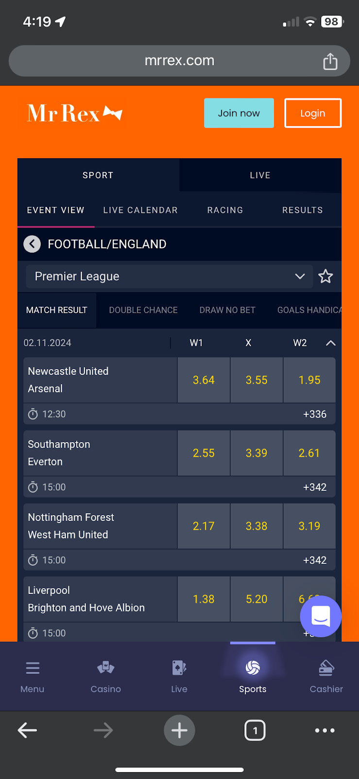 Mr Rex bookmaker review: Everything you need to know