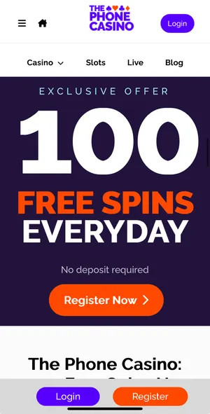 The Phone Casino review | 100 free spins | FIRST