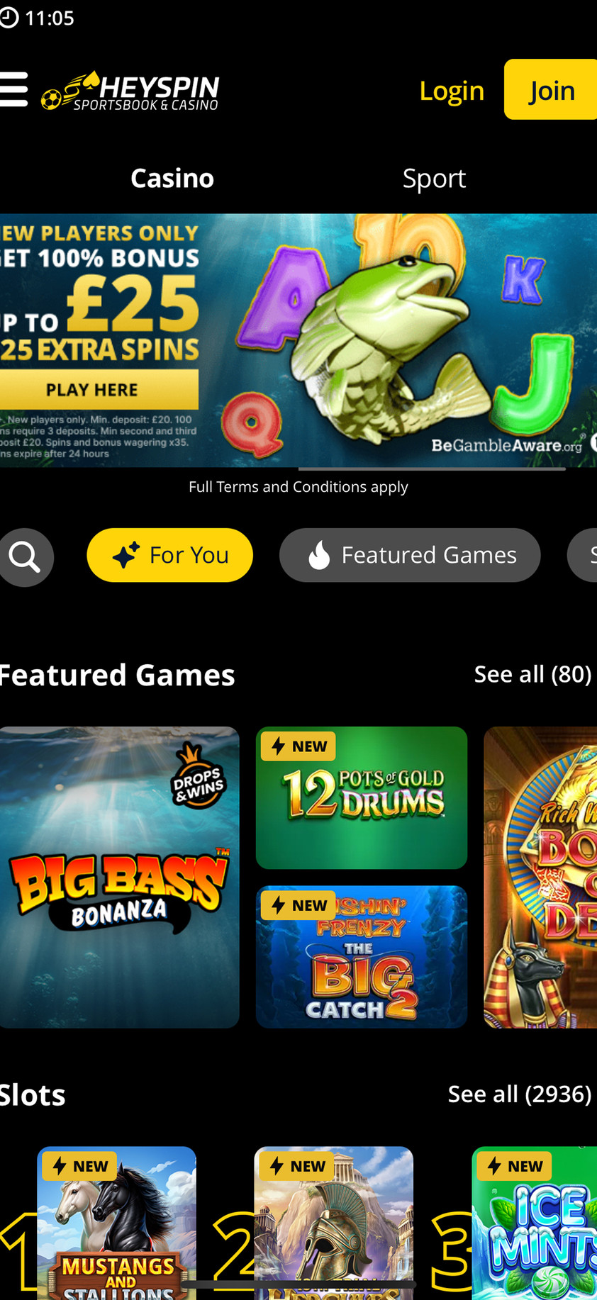 HeySpin Casino gallery image 1