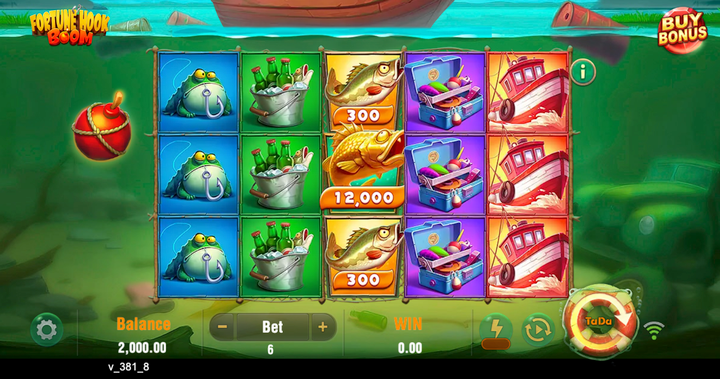 Fortune Boom Hook slot released – features, RTP & free play demo