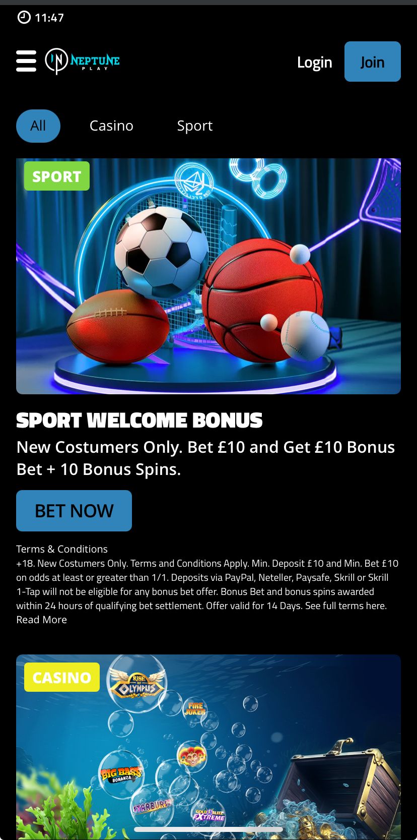 NeptunePlay bookmaker review: Everything you need to know