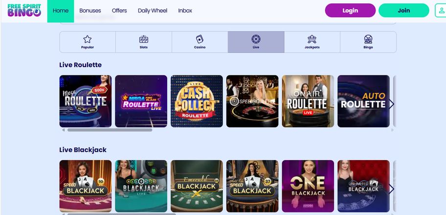Free Spirit Bingo review | Win up to £6000 bonus | FIRST