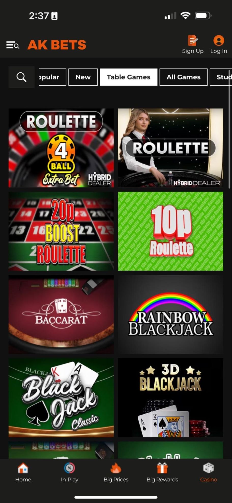 AK Bets casino review | Minimum 10 free spins after wagering £50