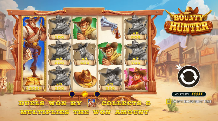 Bounty Hunter slot released – features, RTP & free play demo