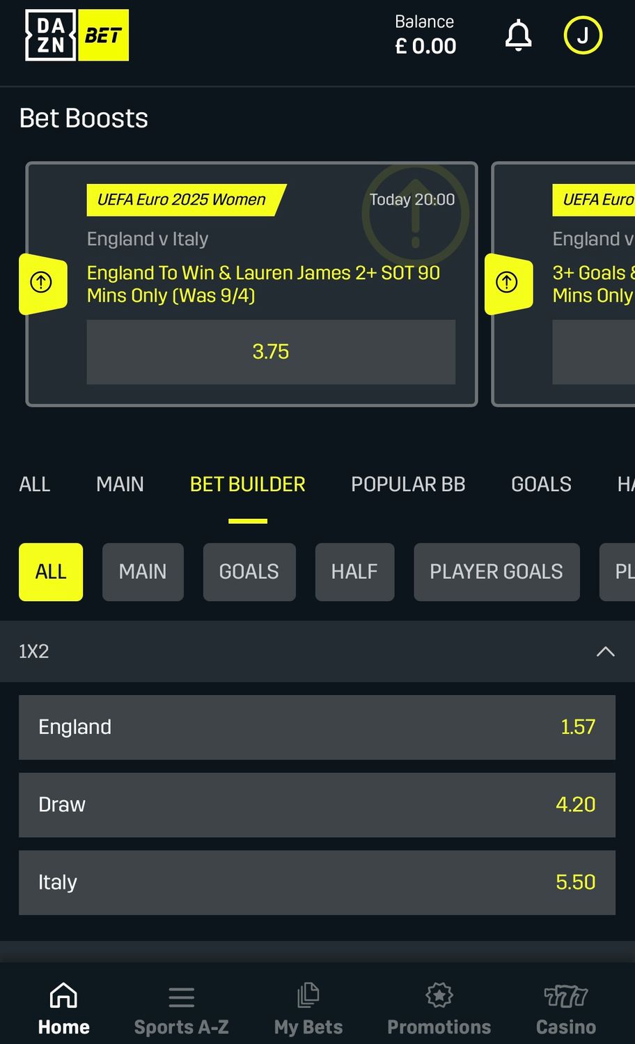 DAZNbet bookmaker review: Everything you need to know