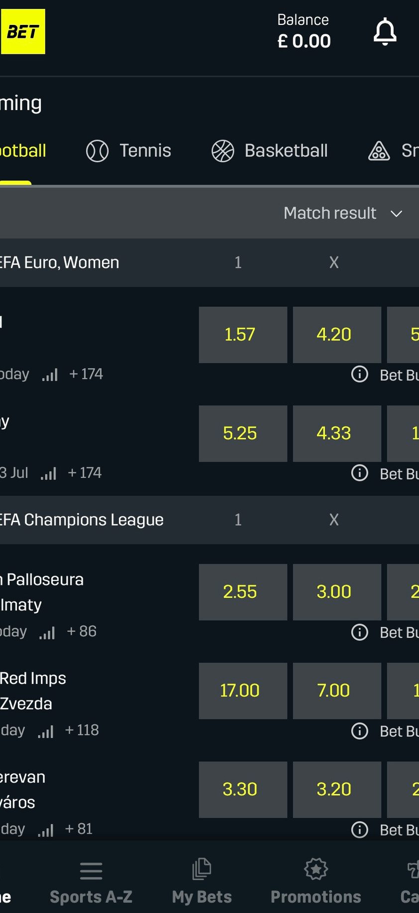 DAZNbet gallery image 3