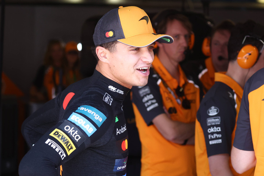 IMAGO Lando Norris will be gunning for victory and to hunt down his McLaren team-mate Oscar Piastri