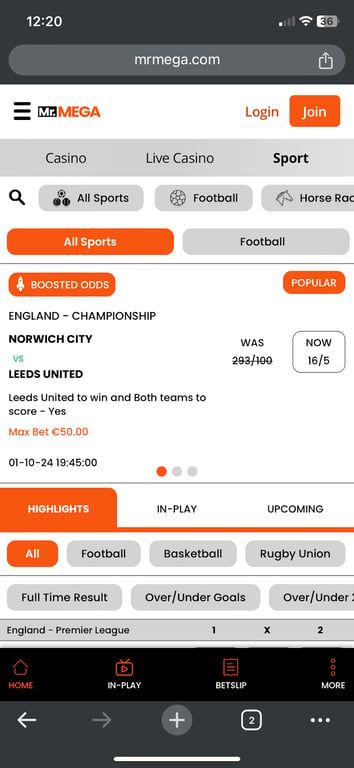 MrMega bookmaker review: Everything you need to know