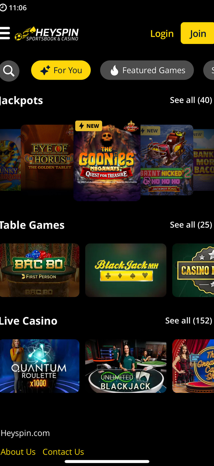 HeySpin Casino gallery image 3