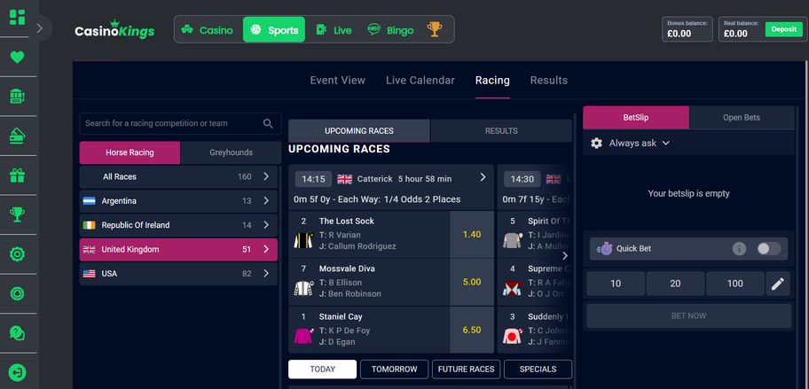 Casino Kings bookmaker review: Everything you need to know