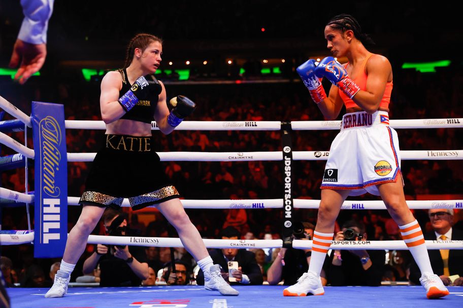 IMAGO: Taylor and Serrano first fought in 2022. This fight is the third and final in an epic trilogy.