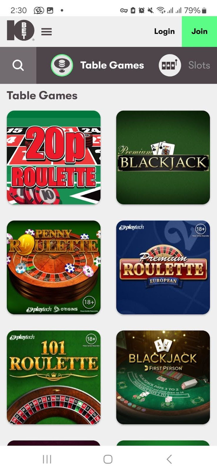 10bet Casino gallery image 7