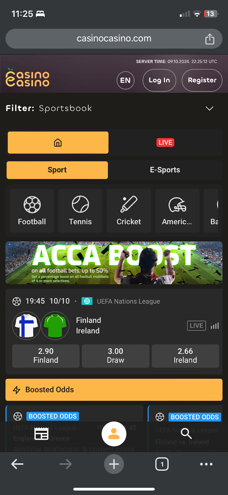 CasinoCasino bookmaker review: Everything you need to know