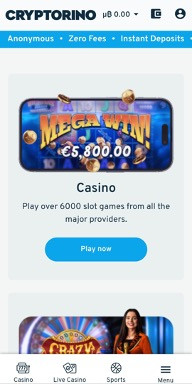 Cryptorino Casino Review | Welcome Bonus worth up to 1 BTC
