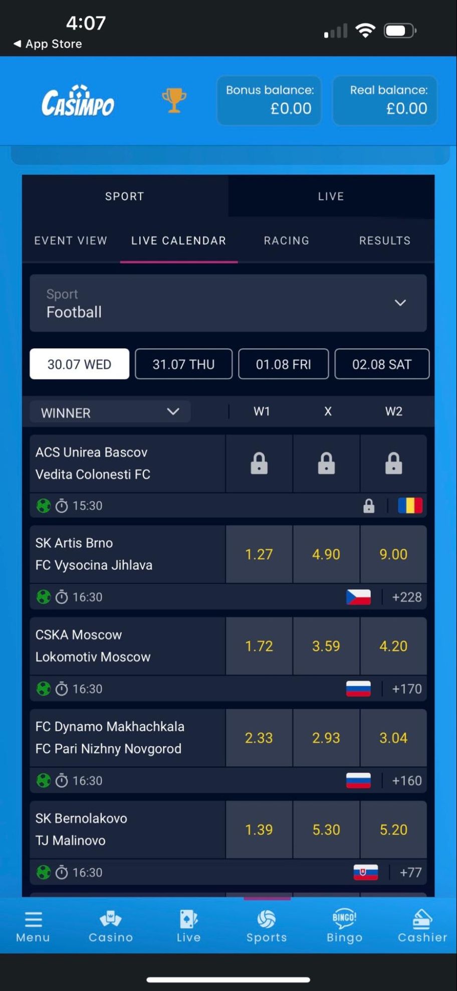 Casimpo bookmaker review: Everything you need to know
