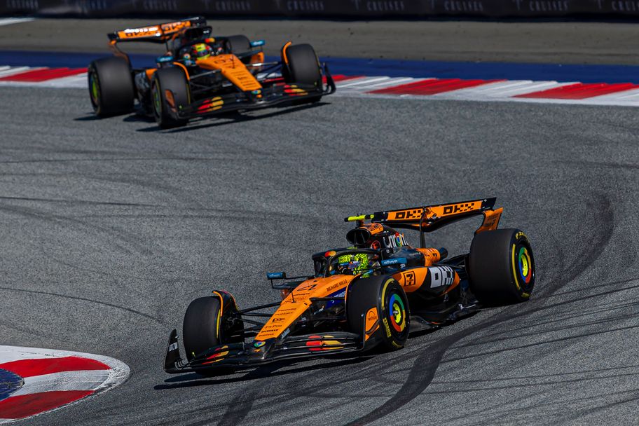 IMAGO McLaren could be having a Papaya party but will Norris or Piastri come out on top?