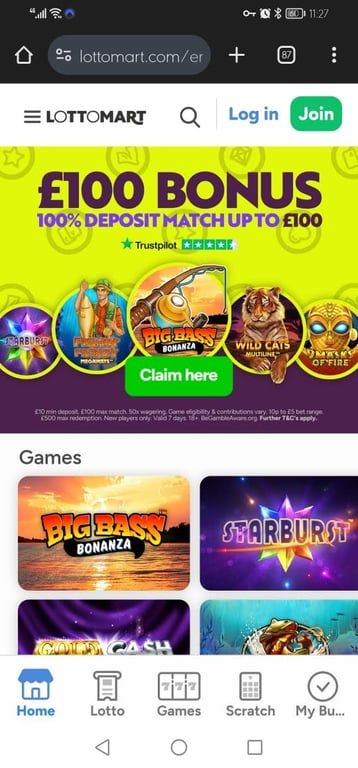 Lottomart Casino Review 2025: Unlock a £500 Welcome Bonus 