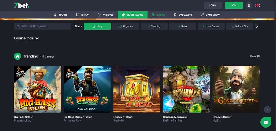7bet Casino - Everything you need to know