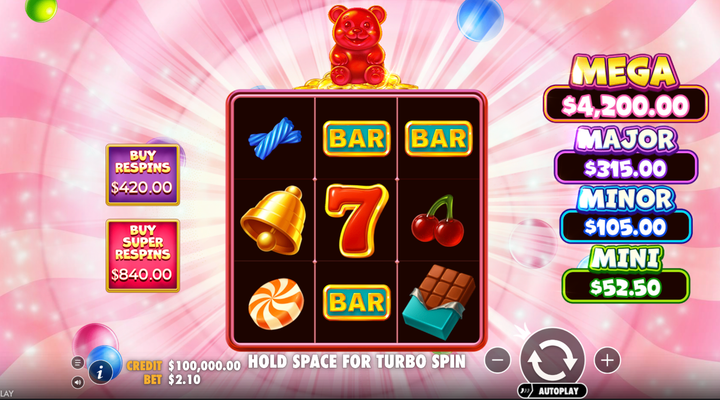 Super Gummy Strike slot released by Pragmatic Play – features & where to play