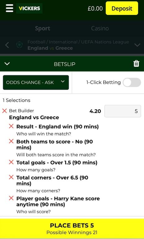 Vickers Bet bookmaker review: Everything you need to know