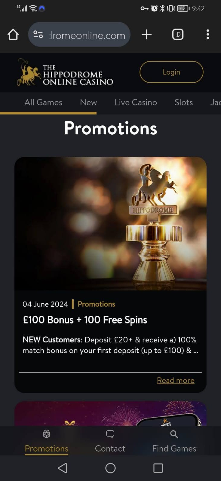 The Hippodrome Online Casino gallery image 10