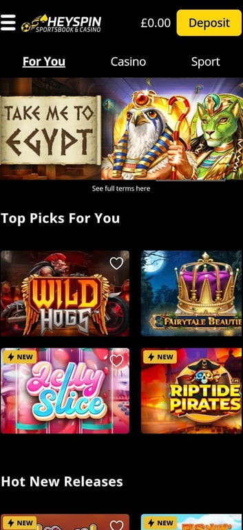 HeySpin Casino gallery image 10