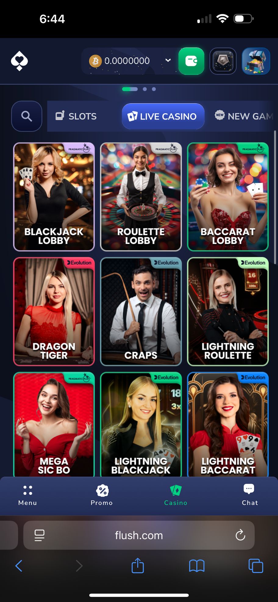 Flush.com casino review | Bonuses, games, and payment methods
