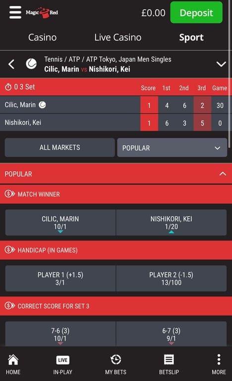 MagicRed bookmaker review: Everything you need to know
