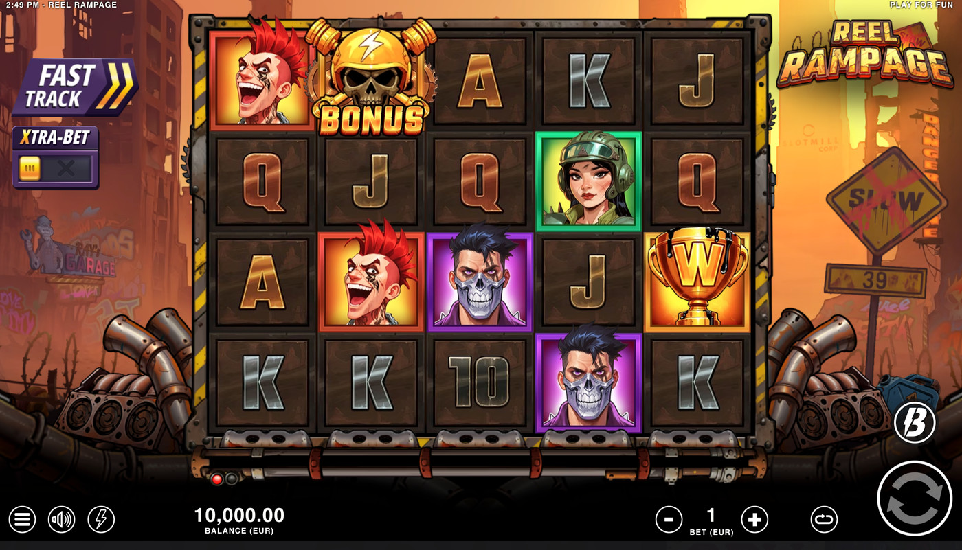 Reel Rampage slot released by Slotmill – features & where to play