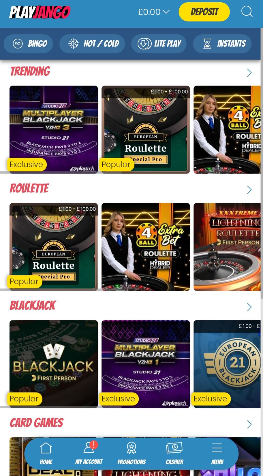 Play Jango casino review | Get £25 + 25 free spins