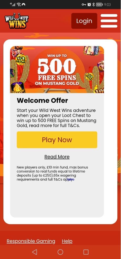 Wild West Wins Casino Review | Claim your no deposit bonus