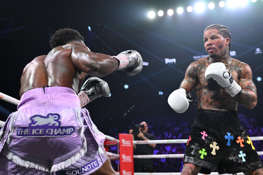 IMAGO Gervonta Davis in action against Frank Martin in Las Vegas in June 2024