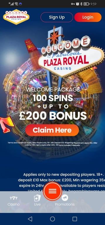 Plaza Royal Casino review UK | 100% up to £200 + 100 free spins