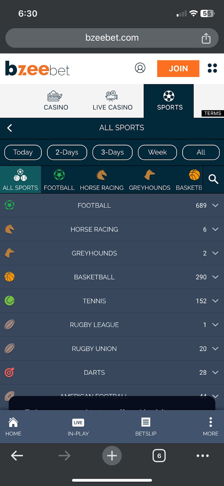 Bzeebet bookmaker review: Everything you need to know
