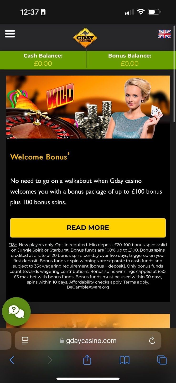 G'Day Casino - Everything you need to know